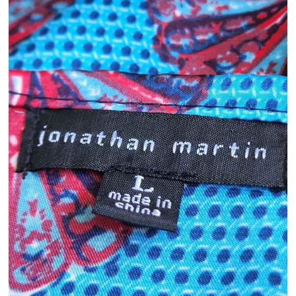 Jonathan Martin Boho Hippie Open Front Top Size Large Silky - Picture 4 of 6